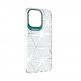 SwitchEasy Artist Aurora Case - дизайнерски хибриден удароустойчив кейс за iPhone 13 Pro (прозрачен)  3