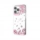 SwitchEasy Artist Sakura Case - дизайнерски хибриден удароустойчив кейс за iPhone 13 (прозрачен)  2