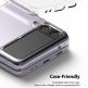 Ringke Display Glass - комплект 3 броя предпазни стъклени протектора за малкия дисплей на Samsung Galaxy Z Flip 3 (прозрачен) 6