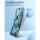 i-Blason Cosmo SupCase Protective Case - удароустойчив хибриден кейс с пръстен против изпускане за iPhone 13 (син) 5