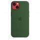 Apple iPhone Silicone Case with MagSafe - оригинален силиконов кейс за iPhone 13 с MagSafe (зелен) 4
