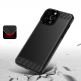 Nillkin Synthetic Fiber Carbon Case - силиконов (TPU) калъф за iPhone 13 Pro Max (черен) 3