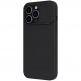 Nillkin CamShield Silky Case - силиконов (TPU) калъф за iPhone 13 Pro (черен) 3