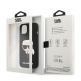 Karl Lagerfeld Head Silicone Case - дизайнерски силиконов кейс за iPhone 13 (черен) 7