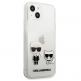 Karl Lagerfeld Karl & Choupette Case - дизайнерски кейс с висока защита за iPhone 13 (прозрачен) 3