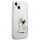 Karl Lagerfeld Choupette Fun Case - дизайнерски кейс с висока защита за iPhone 13 (прозрачен) 3