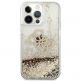 Guess Liquid Big Liquid Glitter Case - дизайнерски кейс с висока защита за iPhone 13 Pro Max (златист) 2