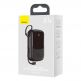 Baseus Qpow Digital Display Power bank with USB-C cable 22.5W (PPQD-I01) - външна батерия 20000 mAh с вграден USB-C кабел и USB-C, USB-A и Lightning изходи за зареждане на мобилни устройства (черен) 4