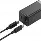 Baseus GaN Quick Charger C+C 45W (CCGAN-M01) - захранване за ел. мрежа с два USB-C изхода с технология за бързо зареждане и USB-C към USB-C кабел (черен) 2