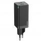 Baseus GaN Quick Charger C+C 45W (CCGAN-M01) - захранване за ел. мрежа с два USB-C изхода с технология за бързо зареждане и USB-C към USB-C кабел (черен) 4