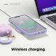 Elago Soft Silicone Case - силиконов (TPU) калъф за iPhone 13 (лилав) 6