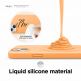 Elago Soft Silicone Case - силиконов (TPU) калъф за iPhone 13 (оранжев) 2