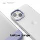 Elago Glide Case - удароустойчив силиконов (TPU) калъф за iPhone 13 (мат-лилав) 2