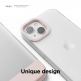 Elago Glide Case - удароустойчив силиконов (TPU) калъф за iPhone 13 (мат-розов) 5