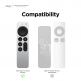 Elago R1 Intelli Case - удароустойчив силиконов калъф за Apple TV Siri Remote (2021) (черен) 3
