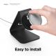 Elago MS4 Aluminum Charging Stand for MagSafe - алуминиева поставка за безжично зареждане на iPhone чрез поставяне на Apple MagSafe Charger (черен) 5