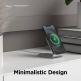 Elago MS3 Aluminum Charging Stand for MagSafe - алуминиева поставка за безжично зареждане на iPhone чрез поставяне на Apple MagSafe Charger (сребрист) 5