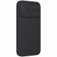 Nillkin CamShield Silky Magnetic Silicone Case - силиконов (TPU) калъф с MagSafe за iPhone 13 Pro (черен) 5