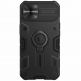 Nillkin CamShield Armor Hard Case - хибриден удароустойчив кейс с пръстен против изпускане за iPhone 13 (черен) 1