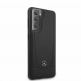 Mercedes Genuine Leather Urban Line Hard Case - дизайнерски кожен (естествена кожа) кейс за Samsung Galaxy S21 Plus (черен) 1