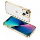 ESR Project Zero Case - силиконов (TPU) калъф за iPhone 13 (златист-прозрачен) 1