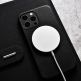 iCarer Leather Oil Wax MagSafe Case - кожен (естествена кожа) кейс с MagSafe за iPhone 13 Pro Max (черен) 10