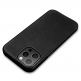 iCarer Leather Oil Wax MagSafe Case - кожен (естествена кожа) кейс с MagSafe за iPhone 13 Pro (черен) 9
