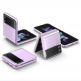 Spigen AirSkin Case - качествен поликарбонатов кейс за Samsung Galaxy Z Flip 3 (прозрачен) 9