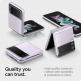 Spigen AirSkin Case - качествен поликарбонатов кейс за Samsung Galaxy Z Flip 3 (прозрачен) 15