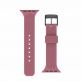 Urban Armor Gear U Dot Silicone Strap - изключително здрава силиконова каишка за Apple Watch 42мм, 44мм, 45мм (розов) 2