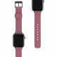 Urban Armor Gear U Dot Silicone Strap - изключително здрава силиконова каишка за Apple Watch 42мм, 44мм, 45мм (розов) 4