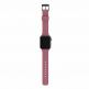 Urban Armor Gear U Dot Silicone Strap - изключително здрава силиконова каишка за Apple Watch 42мм, 44мм, 45мм (розов) 6