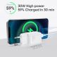 Joyroom Mini Intelligent USB-C PD Wall Charger 30W - захранване за ел. мрежа с USB-C изход с технология за бързо зареждане (бял) 3
