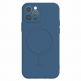 Tel Protect MagSilicone Case - силиконов (TPU) калъф с MagSafe за iPhone 13 Pro Max (тъмносин) 3