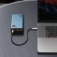 Baseus Adaman Metal Digital Display Power Bank 65W 20000 mAh (PPIMDA-D03) - външна батерия с два USB-A и един USB-C изходи и технология за бързо зареждане (син) 7