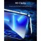 ESR Armorite 3D Full Cover Tempered Glass 2 Pack - 2 броя калени стъклени защитни покрития за дисплея на iPhone 13, iPhone 13 Pro (черен-прозрачен) 7