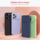 Nillkin CamShield Silky Magnetic Silicone Case - силиконов (TPU) калъф с MagSafe за iPhone 13 Pro (син) 2