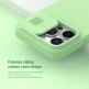 Nillkin CamShield Silky Magnetic Silicone Case - силиконов (TPU) калъф с MagSafe за iPhone 13 Pro (син) 5