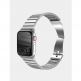 Uniq Strova Stainless Steel Band - стоманена каишка за Apple Watch 42мм, 44мм, 45мм (сребрист) 5