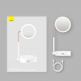 Baseus Smart Beauty Makeup Mirror (DGZM-02) - огледало с LED светлина и отделение за гримове (бял) 18