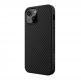 Nillkin Synthetic Fiber Carbon Case - силиконов (TPU) калъф за iPhone 13 mini (черен) 5