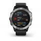 Garmin Fenix 6 - мултиспорт GPS часовник (сребрист с черна каишка)  1