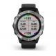 Garmin Fenix 6 - мултиспорт GPS часовник (сребрист с черна каишка)  5