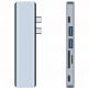 Tech-Protect USB-C Hub 7in1 v5 - USB-C хъб за свързване на допълнителна периферия за компютри и лаптопи с USB-C порт (тъмносив) 8
