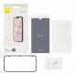 Baseus Full Screen Porcelain Tempered Glass (SGBL030202) - стъклено защитно покритие за целия дисплей на iPhone 13 Pro Max (прозрачен) (2 броя) 10