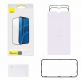 Baseus Full Screen Tempered Glass (SGQP010101) - стъклено защитно покритие за целия дисплей на iPhone 13, iPhone 13 Pro (прозрачен-черен) (2 броя) 1