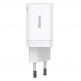 Baseus Super Si Pro Quick Wall Charger 30W (CCSUPP-E02) - захранване за ел. мрежа с USB и USB-C изходи и технология за бързо зареждане (бял) 2