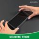 4smarts Second Glass X-Pro Full Cover Glass - калено стъклено защитно покритие за дисплея на iPhone 13 Pro Max (черен-прозрачен) 4