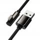 Baseus Legend Elbow Lightning to USB Cable 2.4A (CALCS-01) - USB към Lightning кабел за Apple устройства с Lightning порт (100 см) (черен) 14