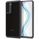 Spigen Optik Crystal Case - тънък силиконов (TPU) калъф за Samsung Galaxy S21 FE (сив-прозрачен) 1
